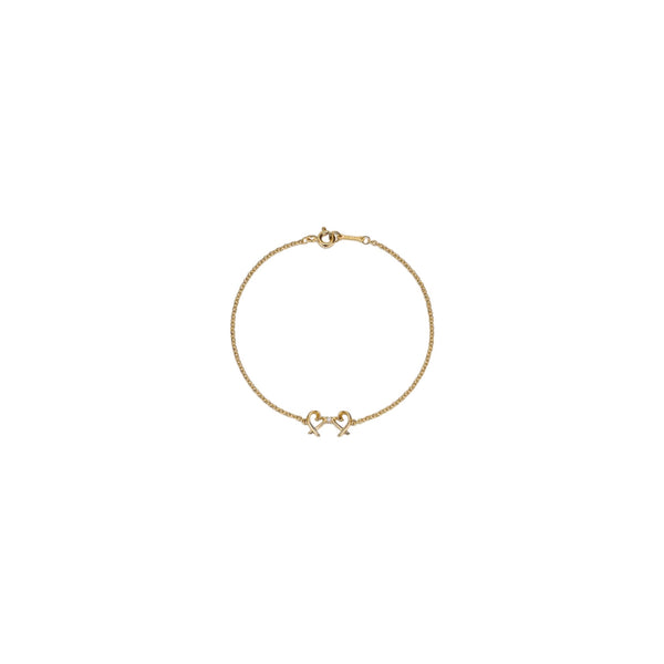 BRAZALETE T DOBLE PALOMA GOLD