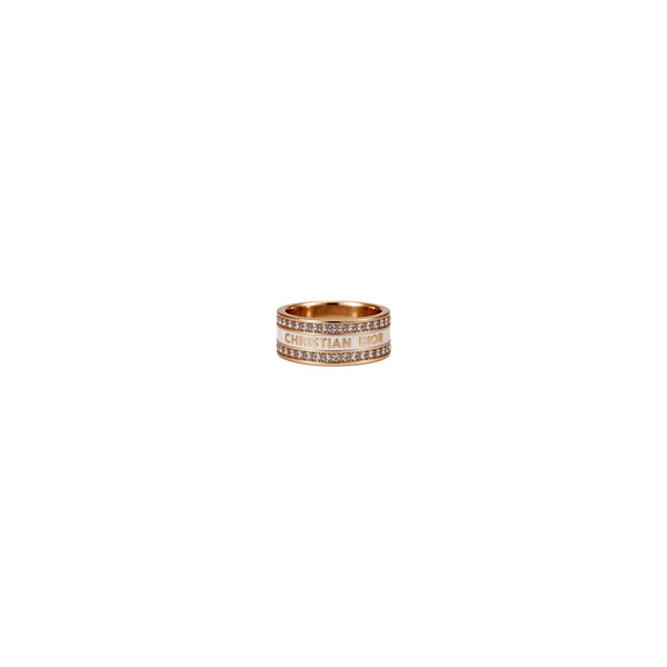 ANILLO CD GOLD WHITE CON ZIRCONIA DELGADO
