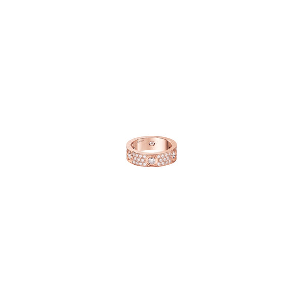 ANILLO LOVE ROSE GOLD CON MICROZIRCONIAS Y ZIRCONIAS