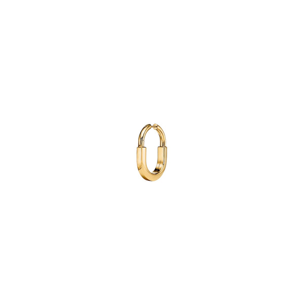 ARETES T LOCK GOLD HALF ZIRCONIAS