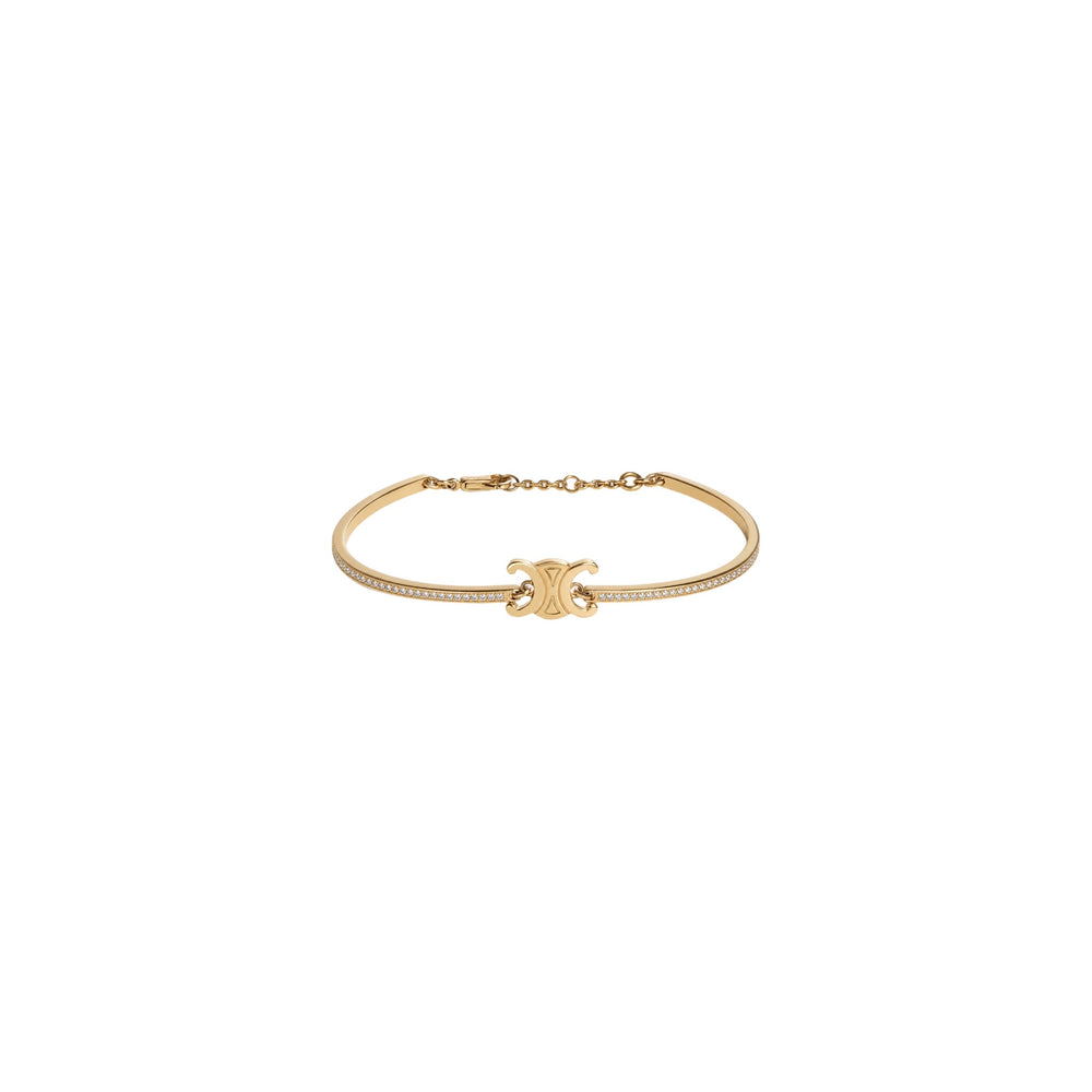PULSERA C GOLD ZIRCONIAS