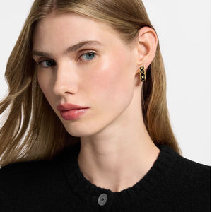 ARETES LV MONOGRAM ENAMEL