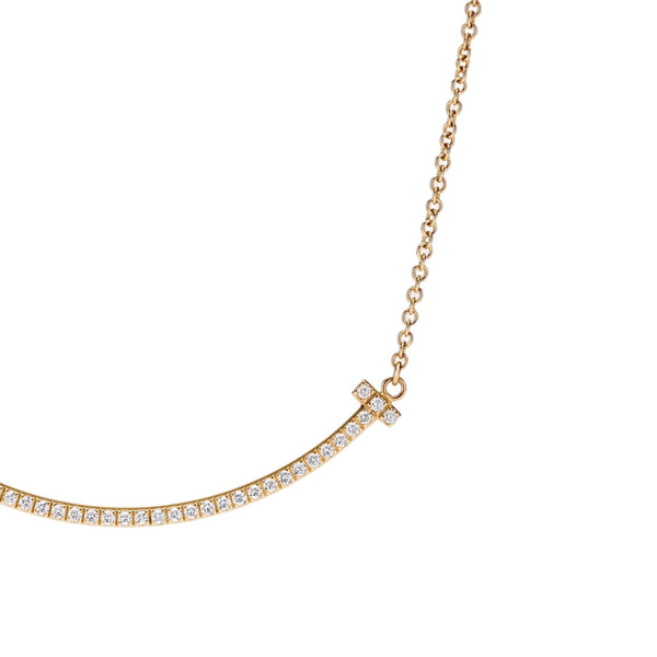 COLLAR T SMILE ZIRCONIAS GOLD