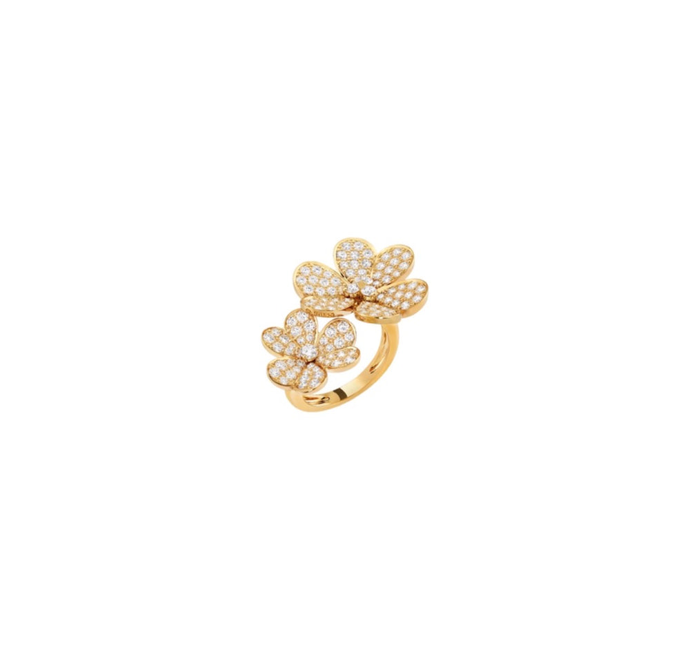 ANILLO FLOWER DOBLE GOLD