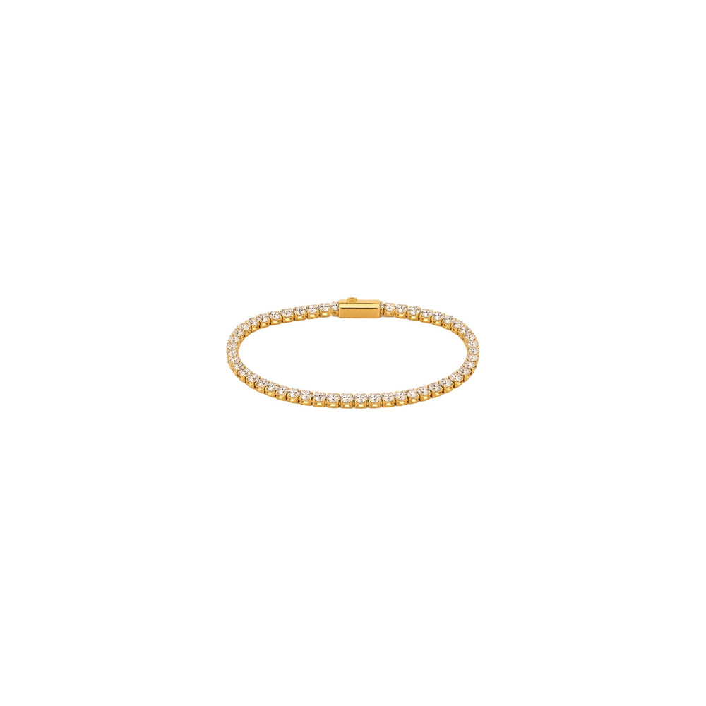 PULSERA DE TENNIS ESSENTIAL GOLD