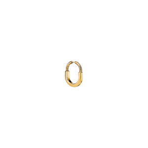 ARETES T LOCK GOLD HALF ZIRCONIAS