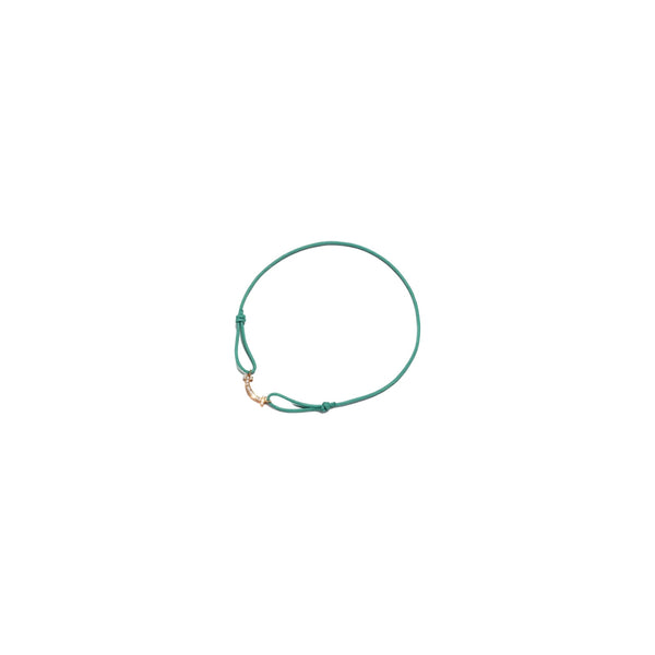 PULSERA SMILE DE TELA BABY BLUE
