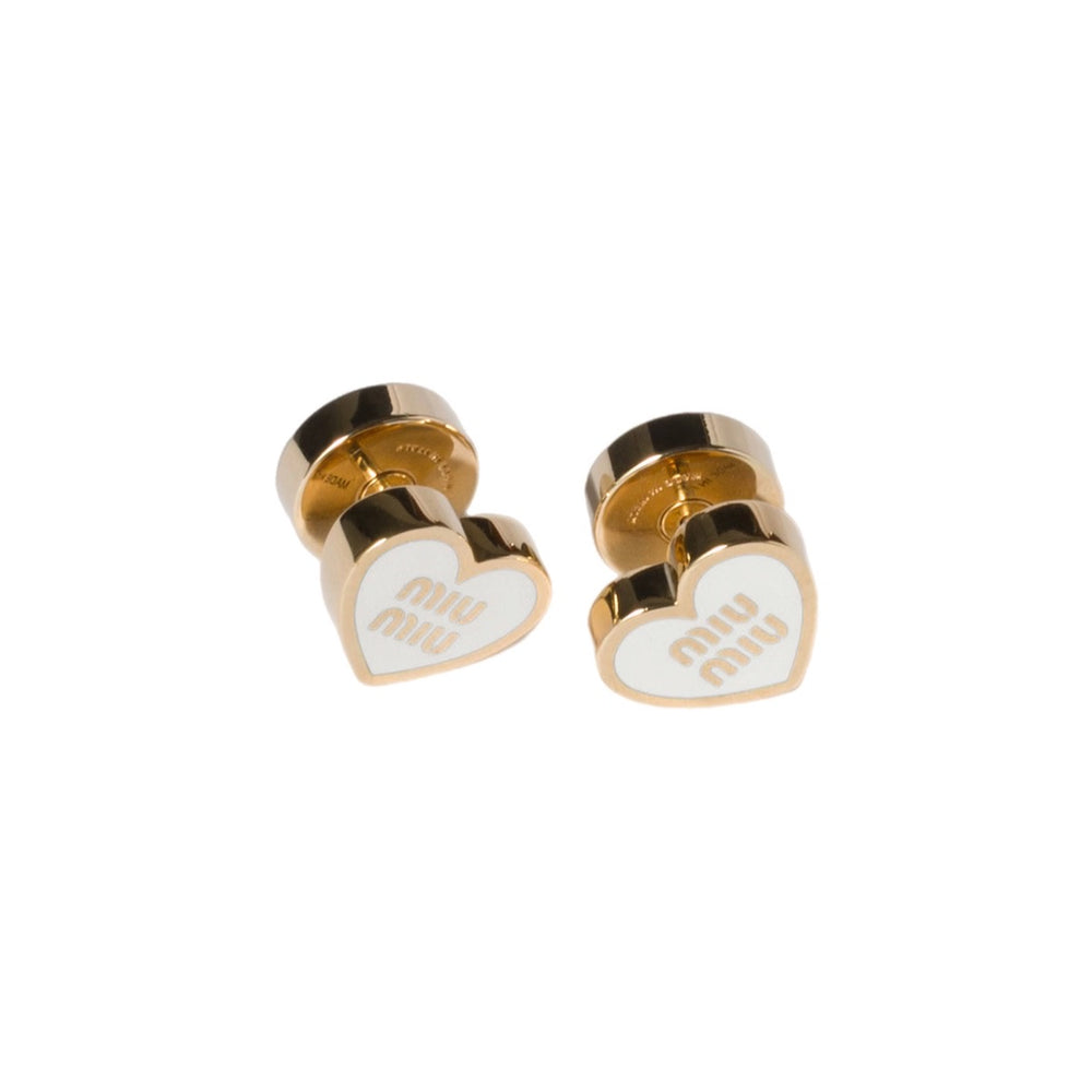 ARETES MM HEART GOLD WHITE