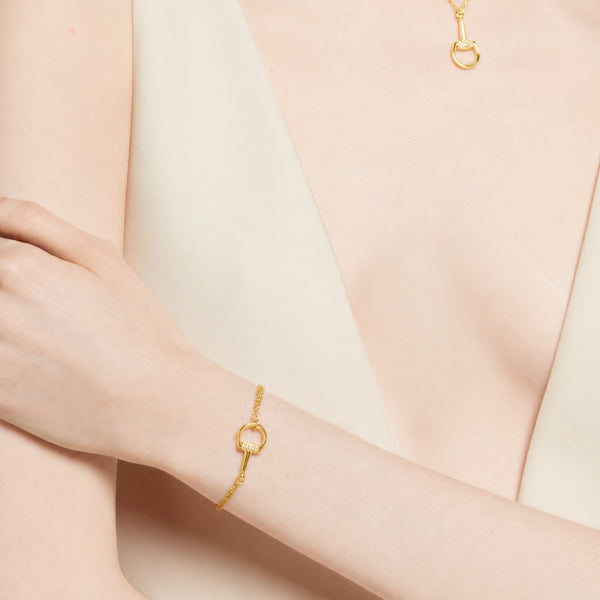 BRAZALETE GG HORSEBIT GOLD