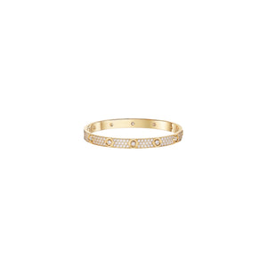 PULSERA LOVE GOLD CON MICROZIRCONIAS Y ZIRCONIAS