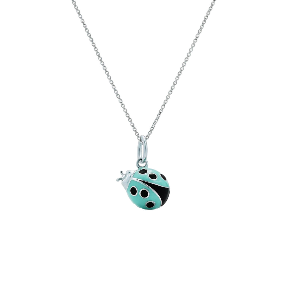 COLLAR T ENAMEL LADYBUG