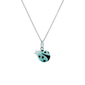 COLLAR T ENAMEL LADYBUG