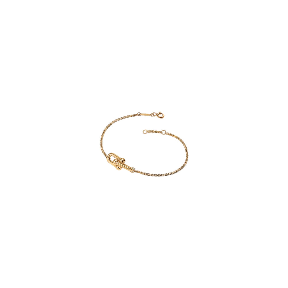 BRAZALETE DOBLE ESLABON GOLD