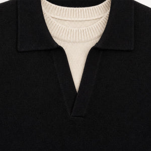 SUETER MEN HALF CASHMERE BLACK