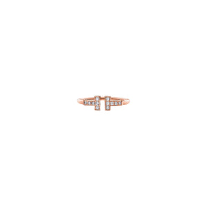 ANILLO T ZIRCONIAS ROSE GOLD