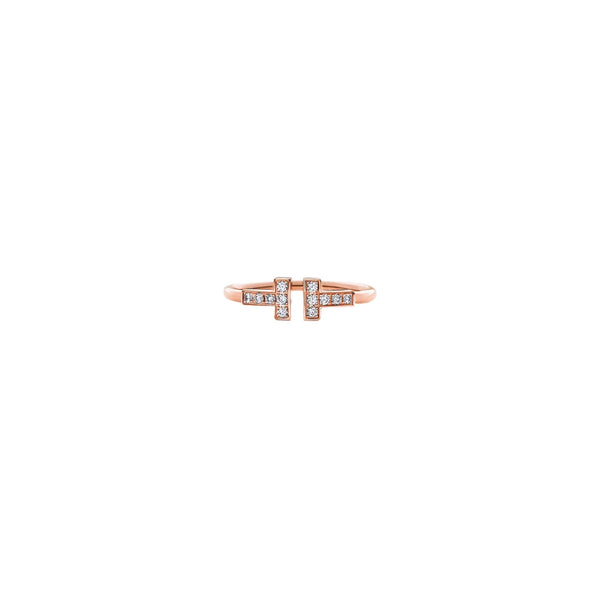 ANILLO T ZIRCONIAS ROSE GOLD