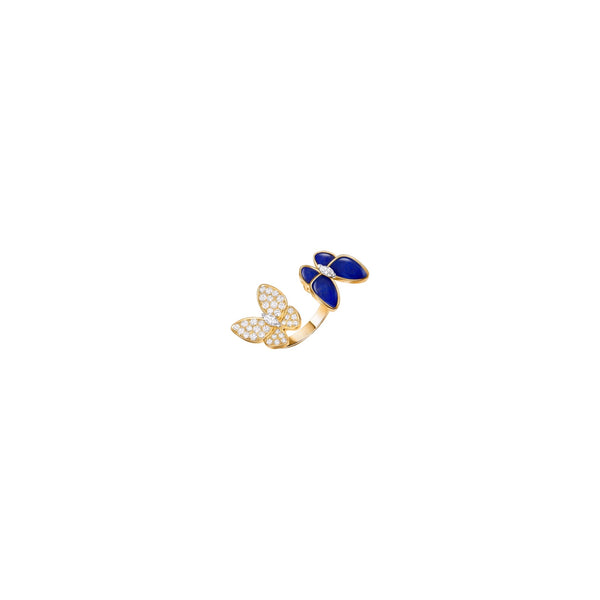 ANILLO VF MARIPOSA BICOLOR DARK BLUE