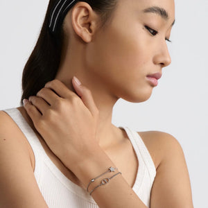 PULSERA CLAIRE D LUNE DOBLE SILVER