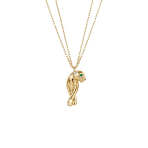 COLLAR PANTHERE LISO GOLD