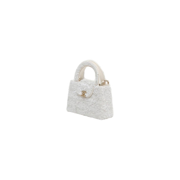 BOLSO CC SEQUINS WHITE
