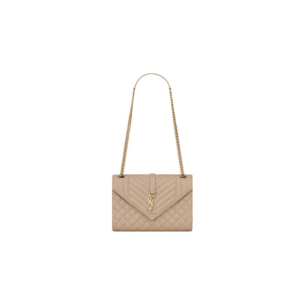 BOLSO YSL CON CADENA NUDE