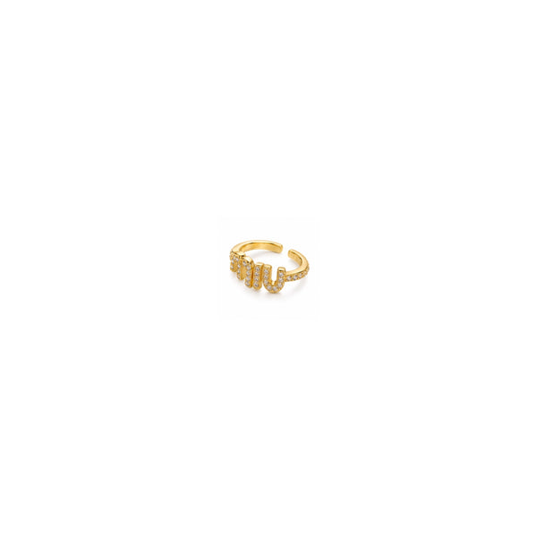 ANILLO MM GOLD ZIRCONIAS