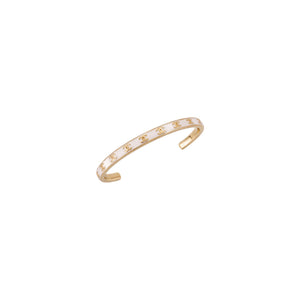 BRAZALETE CC WHITE LOGOS