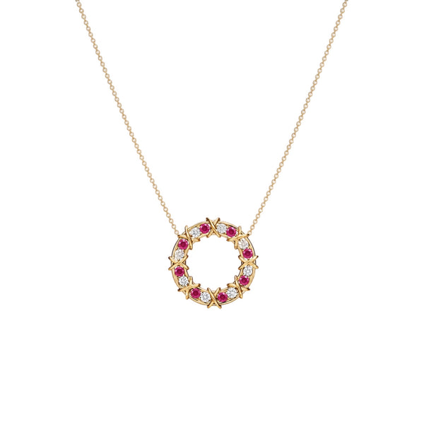 COLLAR T CIRCULAR T1 GOLD-RED