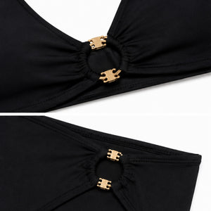 TRAJE DE BAÑO C TRIOMPHE ALL BLACK