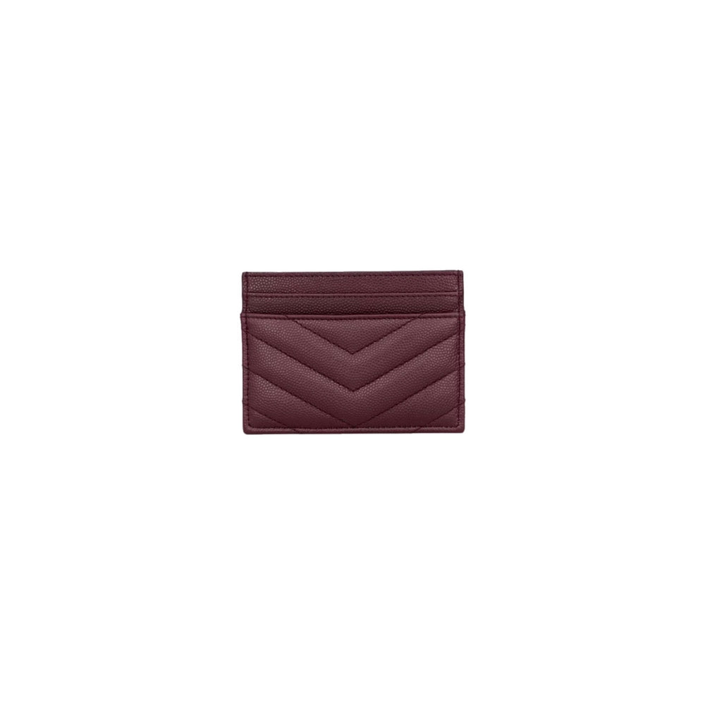 TARJETERO YSL BURGUNDY