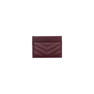 TARJETERO YSL BURGUNDY
