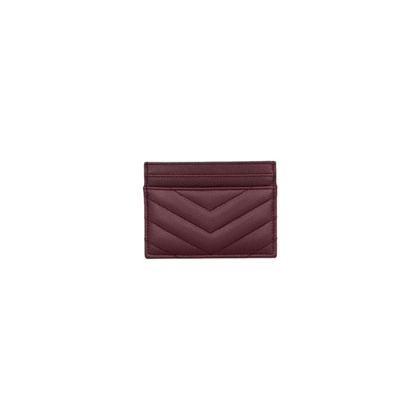 TARJETERO YSL BURGUNDY