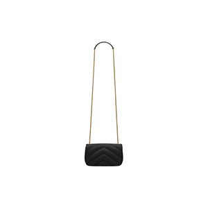 BOLSO YSL LOULOU MINI BLACK GOLD