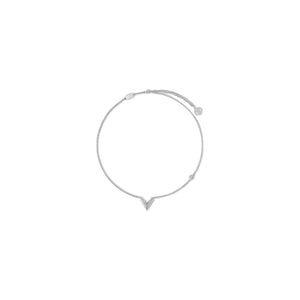 COLLAR LV V SILVER