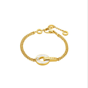 PULSERA BV GOLD CON ZIRCONIA