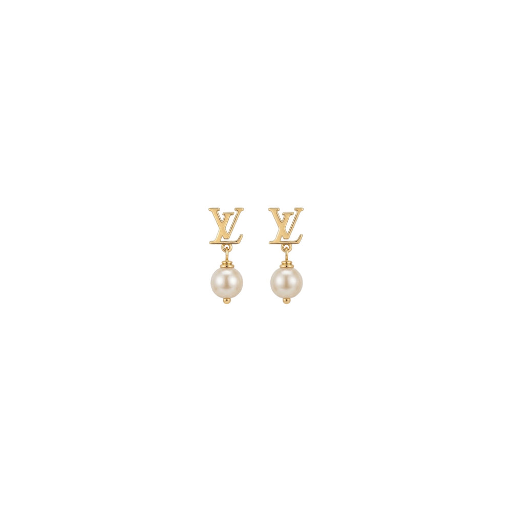 ARETES LV LOGO PEARL