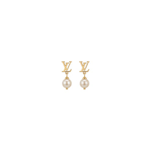 ARETES LV LOGO PEARL
