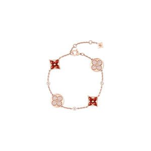 PULSERA LV BLOSSOM ROSE GOLD RED