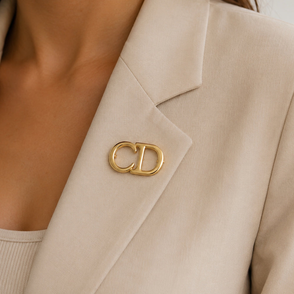 BROCHE CD GOLD