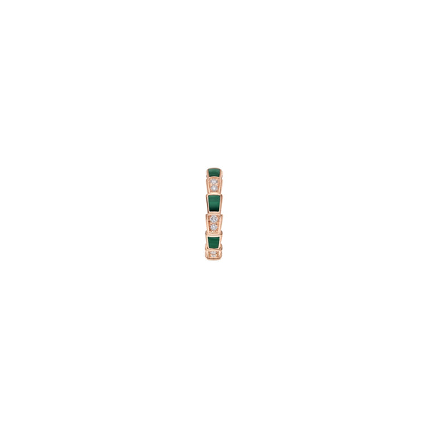 ANILLO SERPENTI VIPER ROSE GOLD GREEN