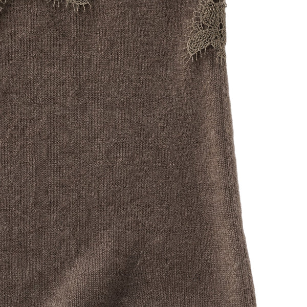 BLUSA ENCAJE CASHMERE BROWN JW