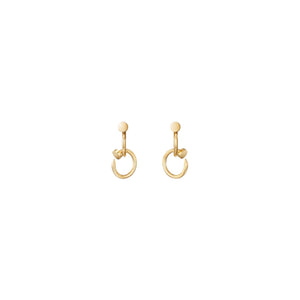 ARRACADAS CLAVO JUSTE GOLD