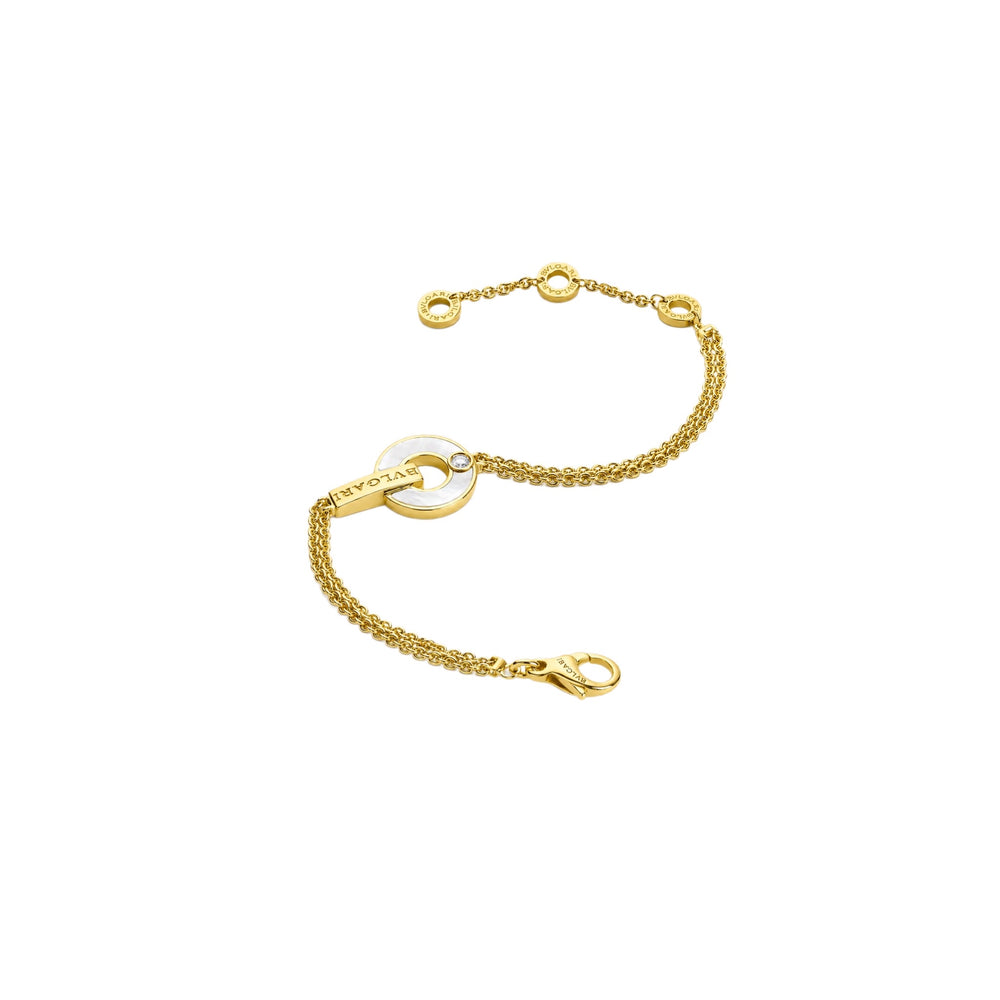 PULSERA BV GOLD CON ZIRCONIA