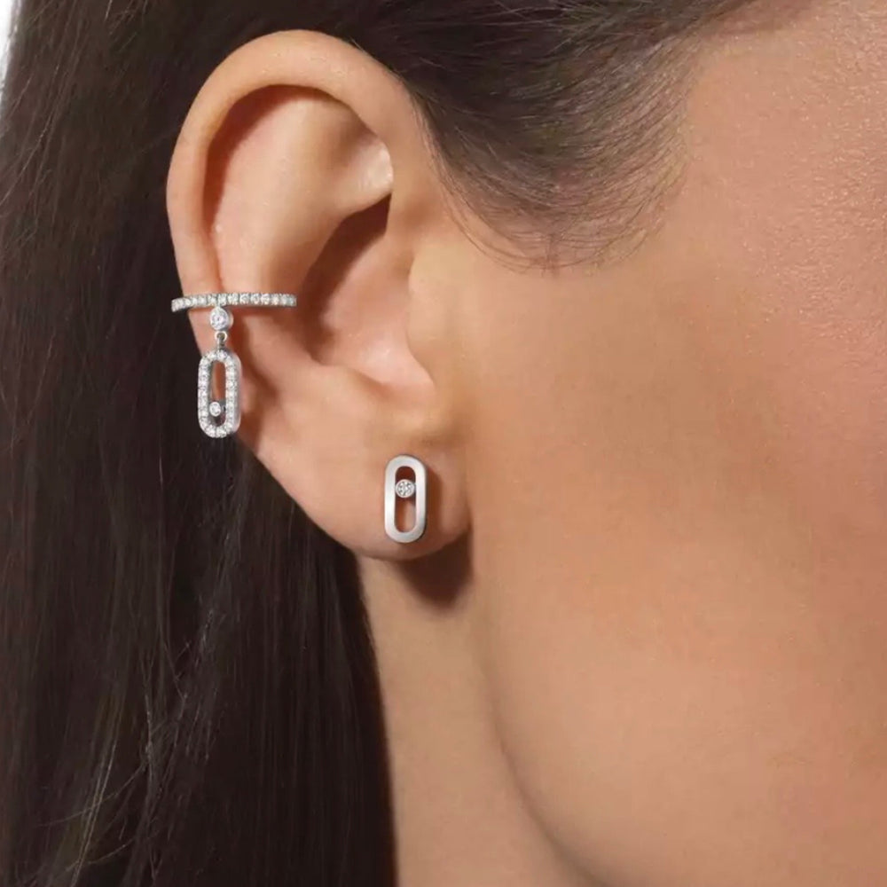 ARETES MOVE UNO LISO SILVER