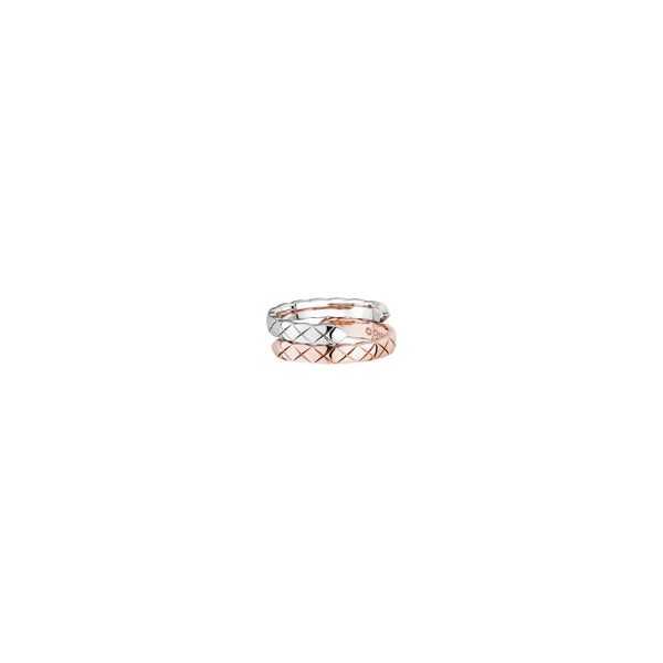 ANILLO CC COCO CRUSH ROSE GOLD-SILVER