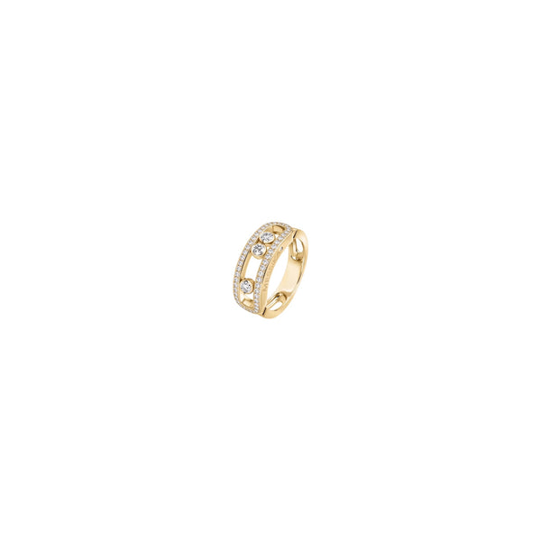 ANILLO MOVE PAVE GOLD