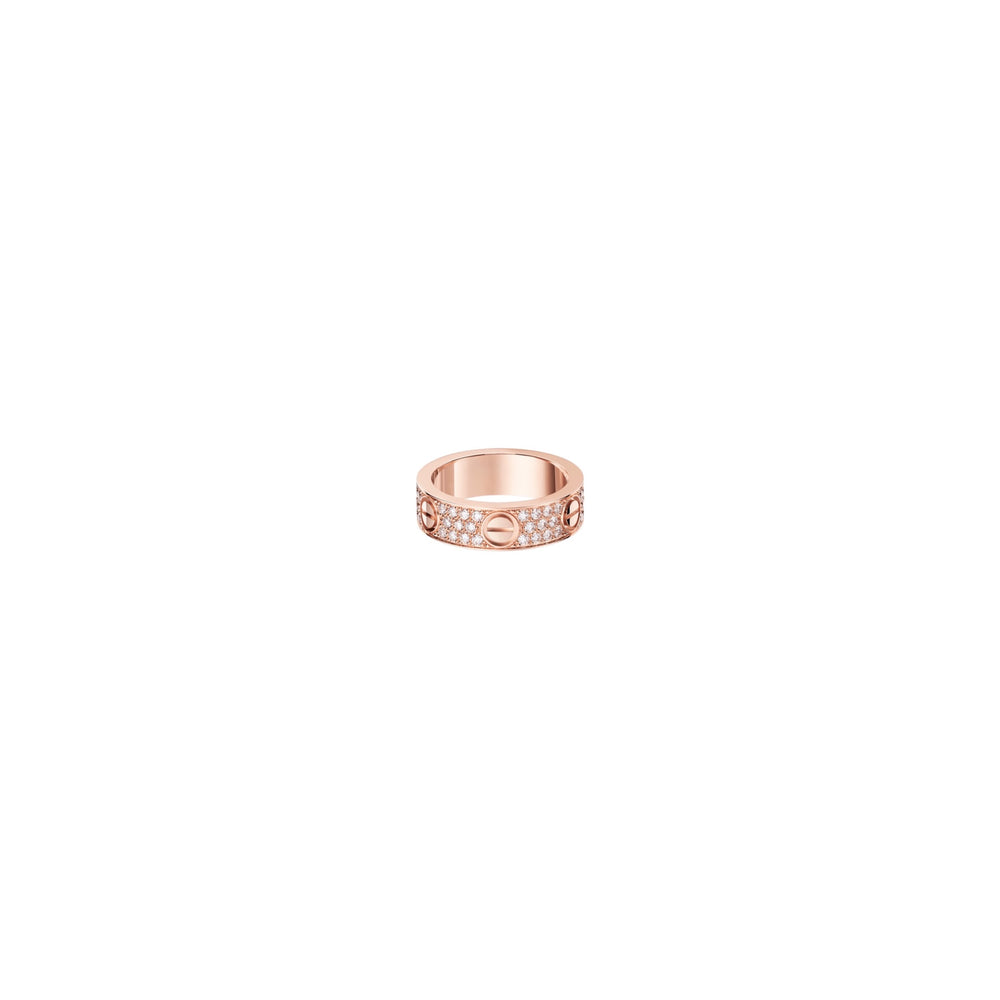 ANILLO LOVE ROSE GOLD CON MICROZIRCONIAS