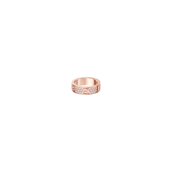 ANILLO LOVE ROSE GOLD CON MICROZIRCONIAS