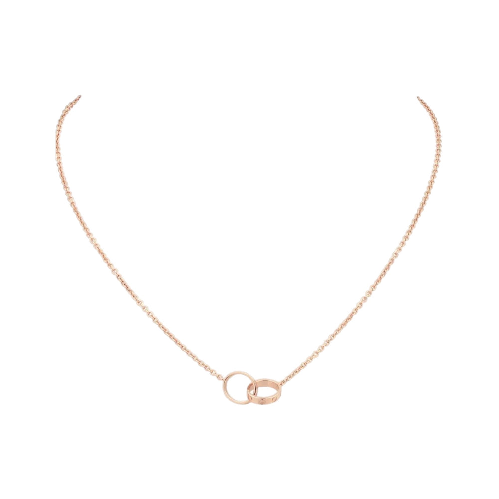 COLLAR LOVE LOVE ROSE GOLD
