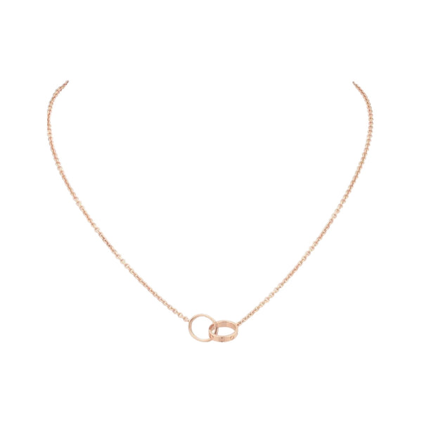 COLLAR LOVE LOVE ROSE GOLD